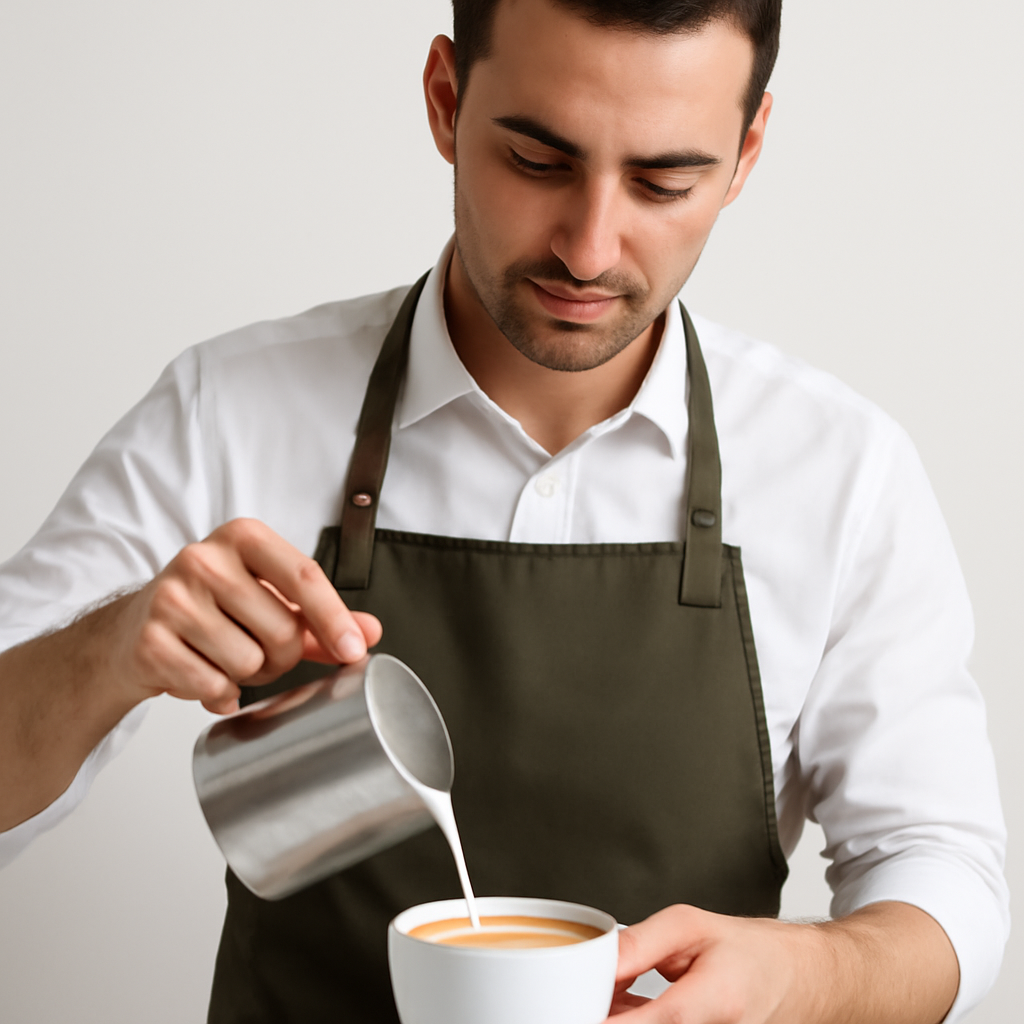 curso de Como preparar o cappuccino