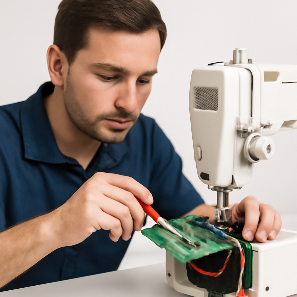 curso de Eletrônica para máquina de costura