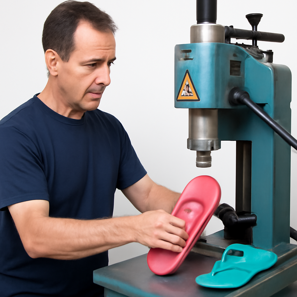 curso de Maquina de fazer chinelo