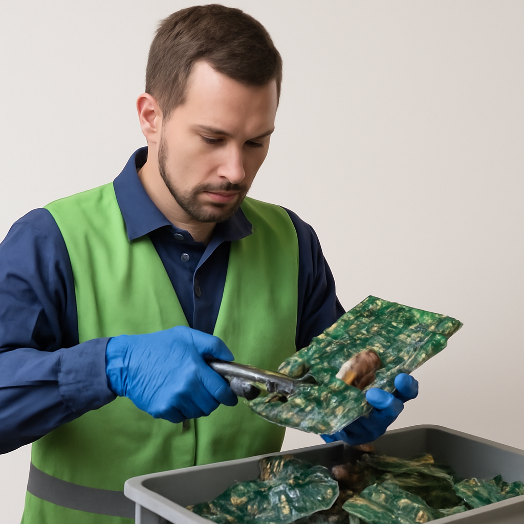 Curso de Reciclagem de placas eletrônicas