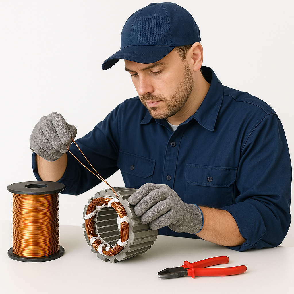 Curso de Rebobinamento de motor